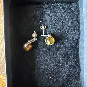 Amber Earrings